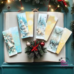 Vánoční záložky | Sada knižních záložek