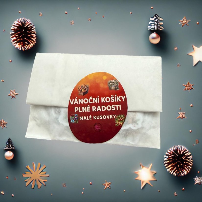 Vánoční košíky plné radosti | Malé kusové samolepky pro diář i scrapbook