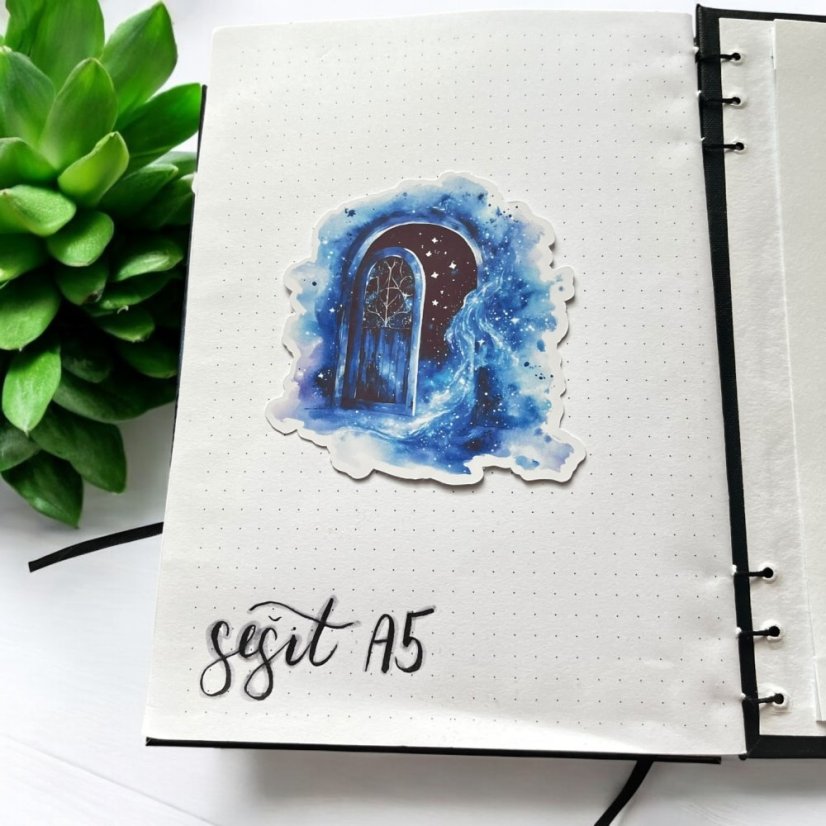 Dveře do galaxie snů | Samolepky do diáře