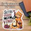 Šetři vodou, pij víno | Maxi kusová samolepka pro diář i scrapbook