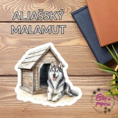 Aljašský malamut | Samolepka do diáře | Limitka