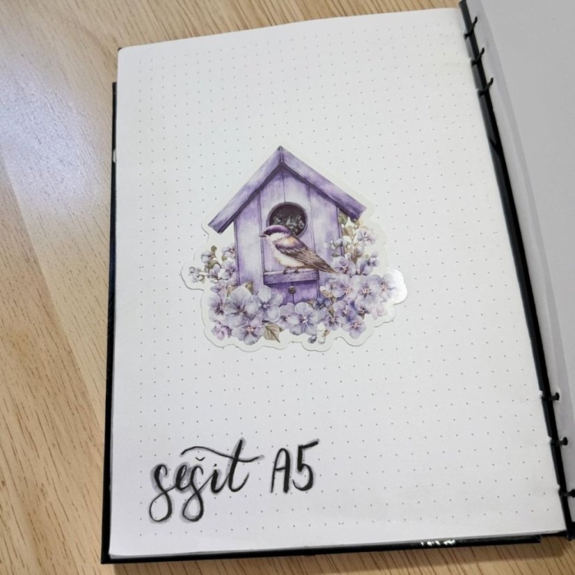 Ptačí budka | Samolepka do diáře