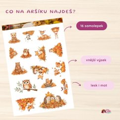 Kamarádi z lesa | Samolepky do diáře