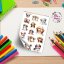 Roztomilé samolepky s pejsky pro tvůj diář, bujo nebo scrapbook. Přidej do svého plánování trochu psí radosti a roztomilosti.