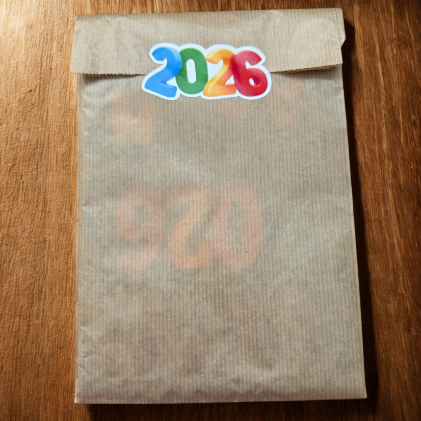 Rok v samolepkách A5 | 13 Kusovek jako rozdělovník A5