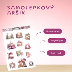 Pohádky ukryté mezi stránkami | Samolepky do diáře