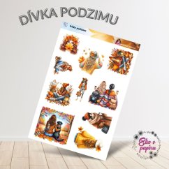 Samolepky s motivy dívek v podzimní přírodě – teplé svetry, šály, klobouky a spadané listí. Každá postava zachycuje atmosféru podzimu a přináší do tvého plánování pocit tepla, pohodlí a klidných podzimních chvil. Tyto samolepky jsou ideální pro zdobení diáře, plánovače nebo kreativní projekty.