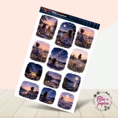 Večery pod hvězdami |  Samolepky do diáře