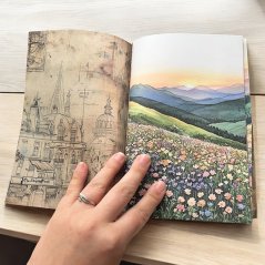 Vintage cestovatelský sešit