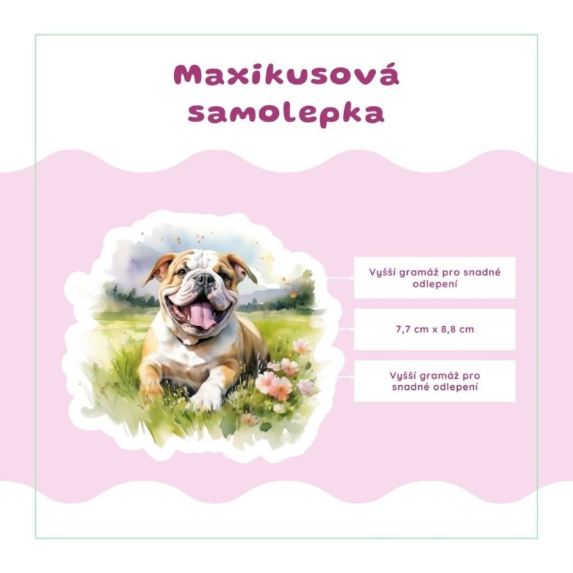 Buldoček | Samolepka do diáře | Limitka