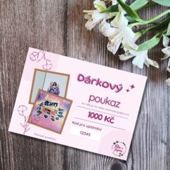 Dárkový poukaz v hodnotě 1000 Kč