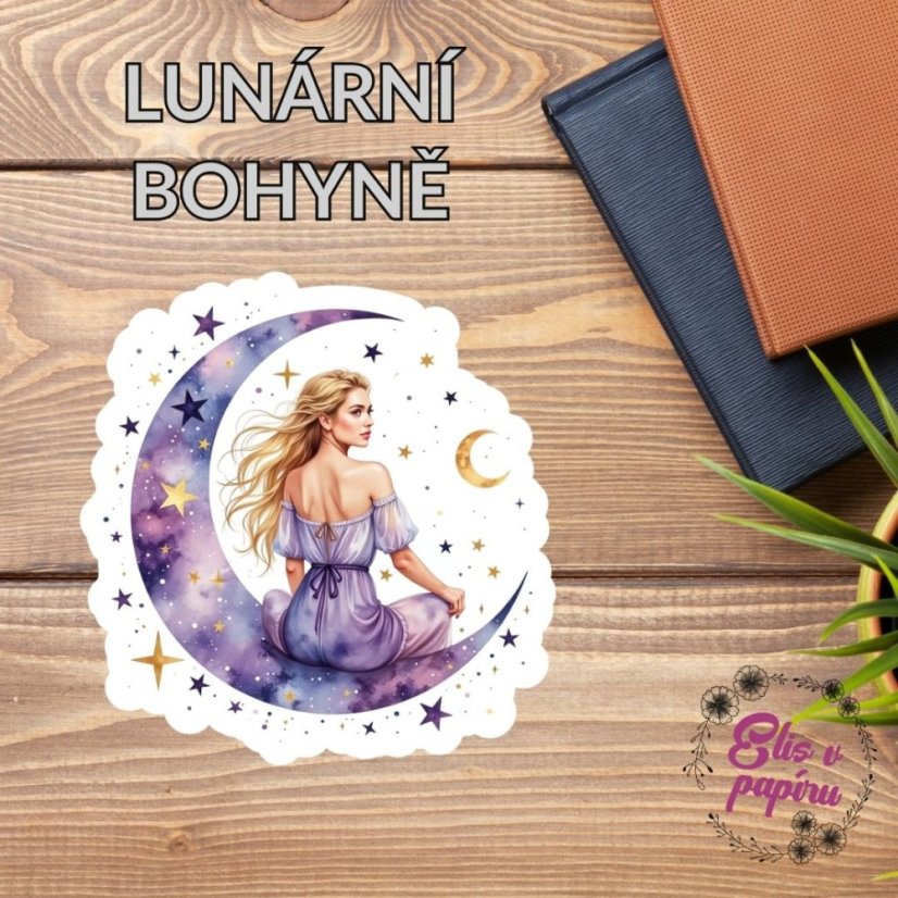 Lunární bohyně | Samolepky do diáře
