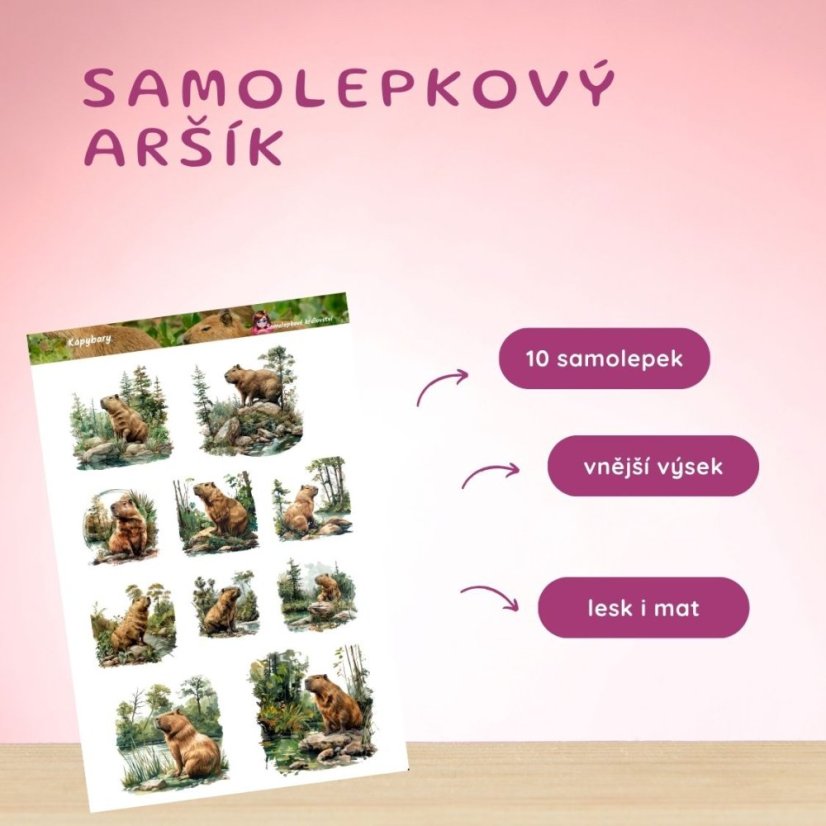 Kapybary | Samolepky do diáře
