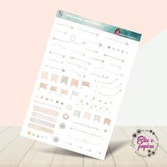 Malé značky, velký pořádek | Samolepky do diáře