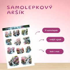 Vodopády v rozkvětu | Samolepky do diáře