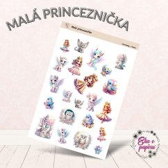 Samolepky pro děti s motivy princezen a jednorožců