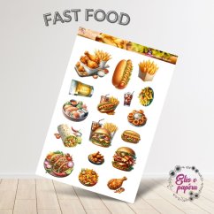 Fast food | Samolepky do diáře
