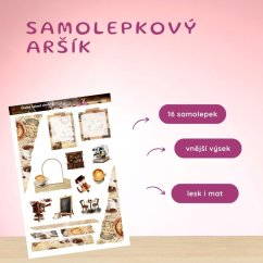 Útulné kávové chvíle 2 | Samolepky do diáře