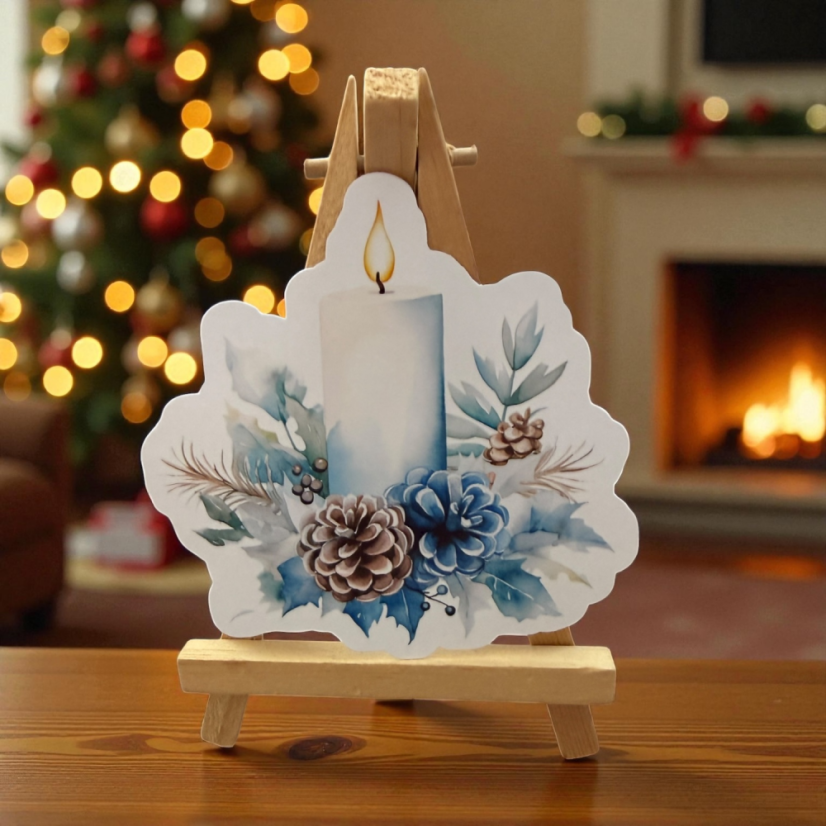 Adventní plamínek | Samolepky do diáře