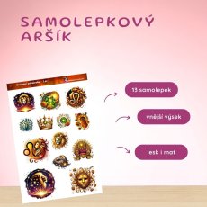 Znamení zvěrokruhu – Lev | Samolepky do diáře