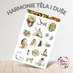Harmonie těla i duše | Samolepky do diáře