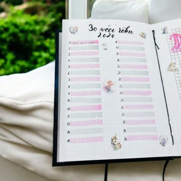 Bujo výzva 11: Kolekce v Bullet Journalu: Osobní rozvoj a well-being