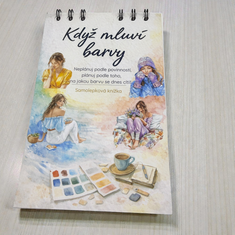Samolepková knížka: Když mluví barvy