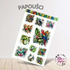 Papoušci | Samolepky do diáře