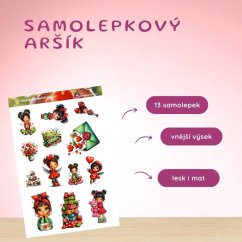 Valentýnské holčičí radosti | Samolepky do diáře