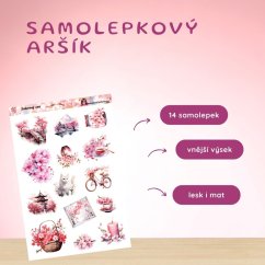Sakurový sen | Samolepky do diáře