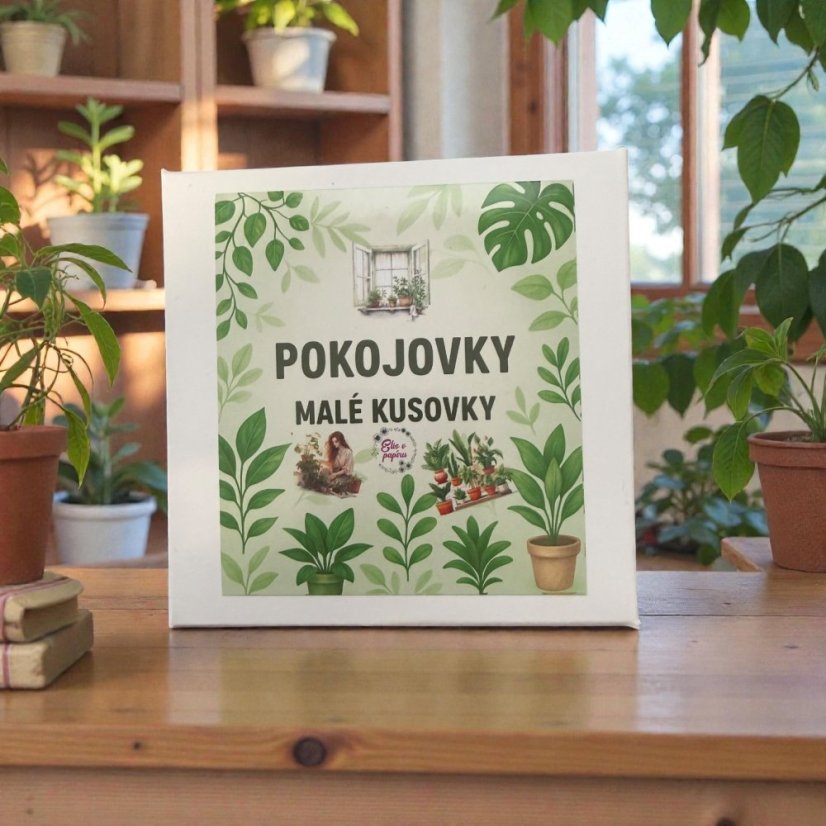 Pokojovky | Malé kusové samolepky do diáře i na scrapbook