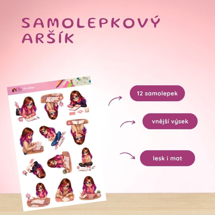 Elis plánuje | Samolepky do diáře