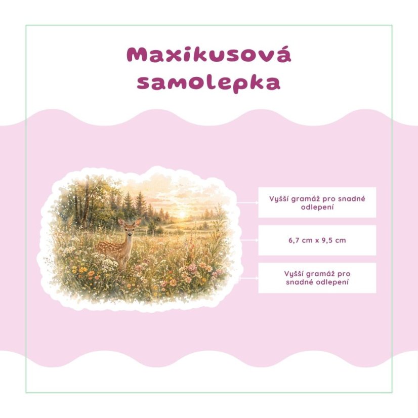 Červnové letní večery | Měsíční samolepkový kit | 2026
