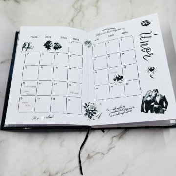 Bujo výzva 7 - Jak na dokonalý měsíční přehled v bujo: Od základů po pokročilé techniky