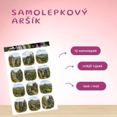 Skalní městečko | Samolepky do diáře