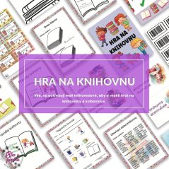 Dětská hra na knihovnu od Elis v papíru. Rozvíjejte dětskou fantazii prostřednictvím her na povolání.