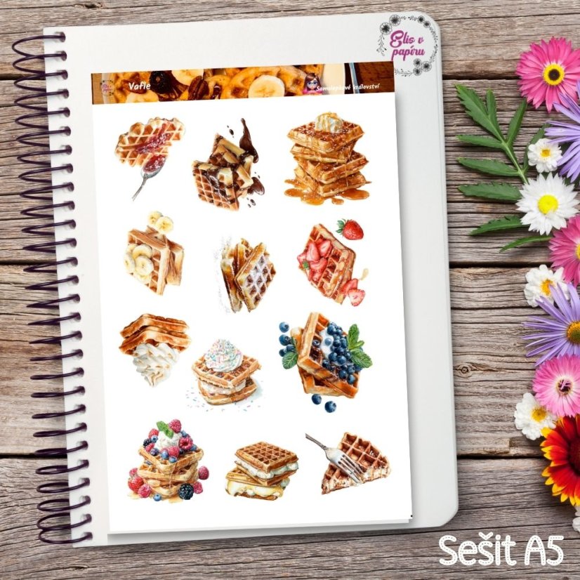 Vafle | Samolepky do diáře