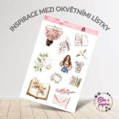 Inspirace mezi okvětními lístky | Samolepky do diáře