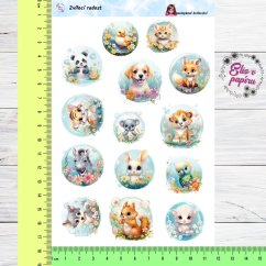 Zvířecí radost | Samolepky do diáře