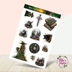 Bylinná magie a čarodějnictví | Samolepky do diáře | Limitka