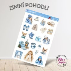 Zimní pohodlí | Samolepky do diáře