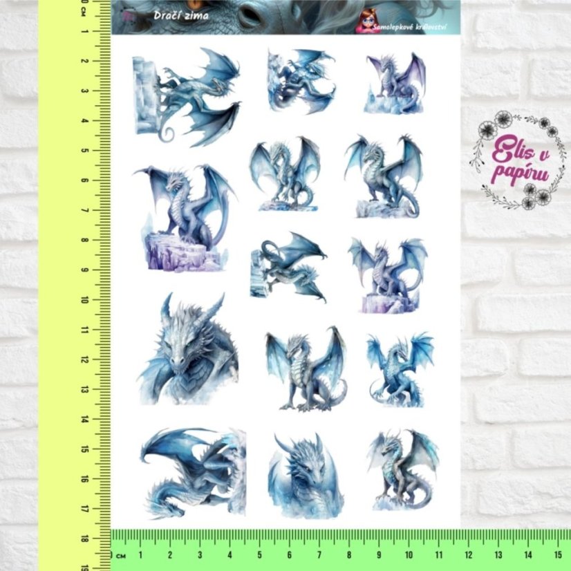Dračí zima | Samolepky do diáře