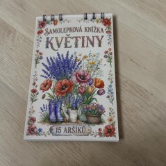 Samolepková knížka: Květiny