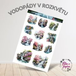 Vodopády v rozkvětu | Samolepky do diáře
