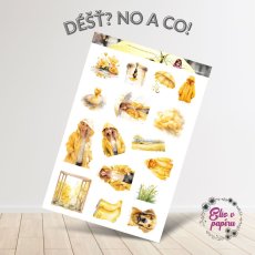 Déšť? No a co! | Samolepky do diáře