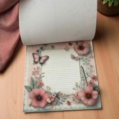 Trhací bloček s motýly