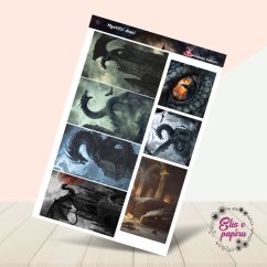 Mystičtí draci | Samolepky do diáře