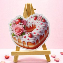 Valentýnský donut | Samolepky do diáře | Limitka