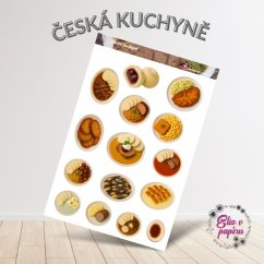 Česká kuchyně | Samolepky do diáře
