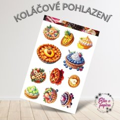 Koláčové pohlazení | Samolepky do diáře